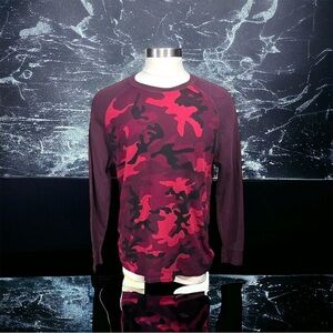 Polo Ralph Lauren Red & Black Pony Long Sleeve Shirt Size XL Thermal Waffle Knit